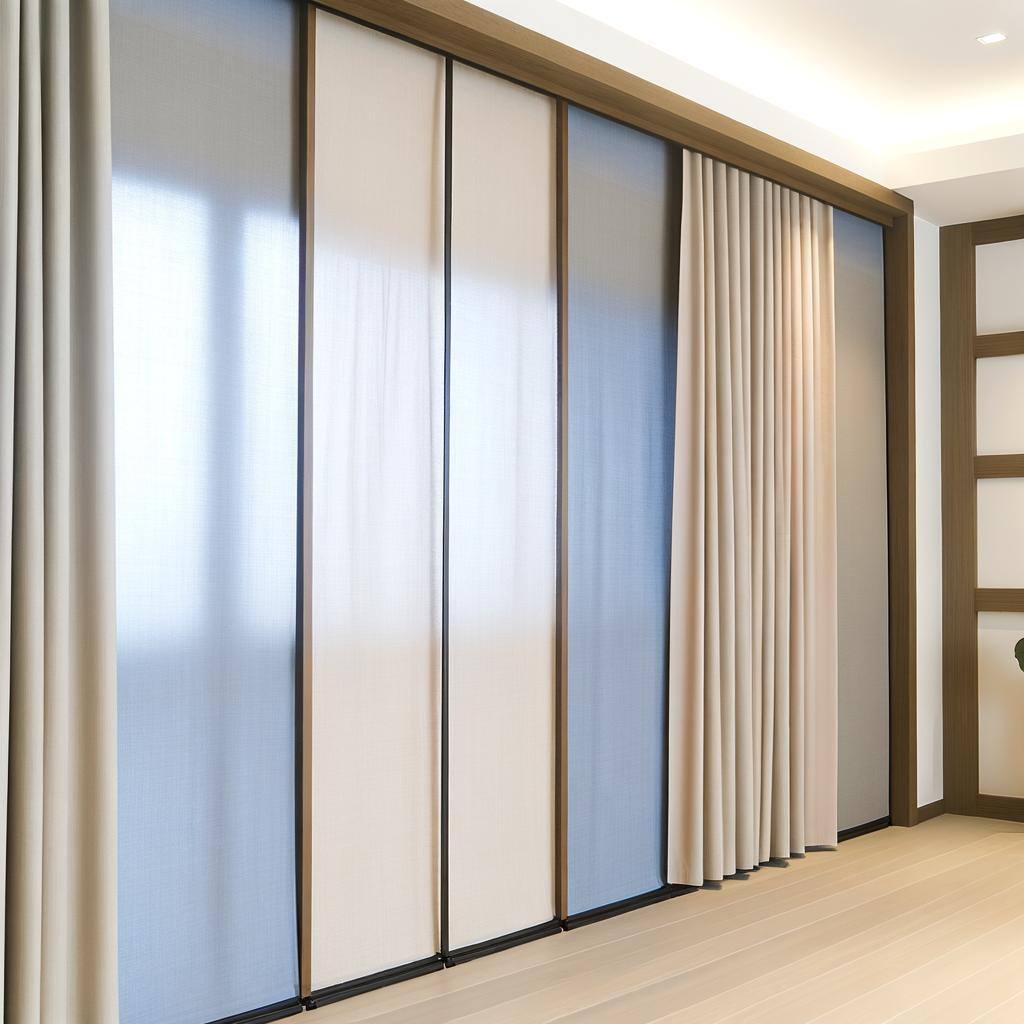 cortinas modernas paneles japoneses